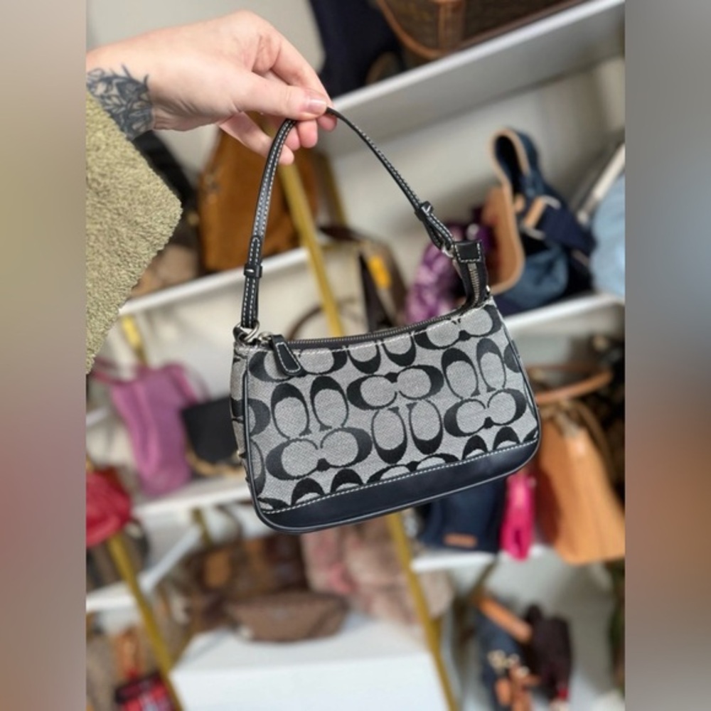 Coach 6094 Y2k signature Demi pouch bag w/ dust bag